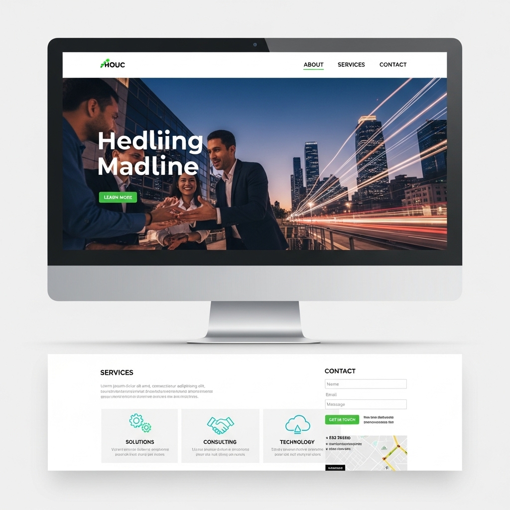 بناء المواقع التعريفية